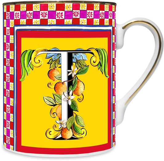 Mug Porcellana - Ortigia Lettera T