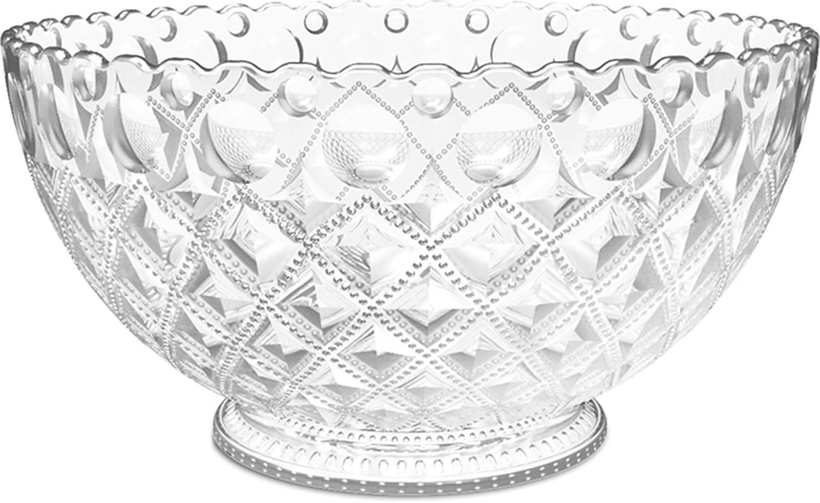 Insalatiera Diam. 25 Cm Diamante - Trasparente Baci Milano