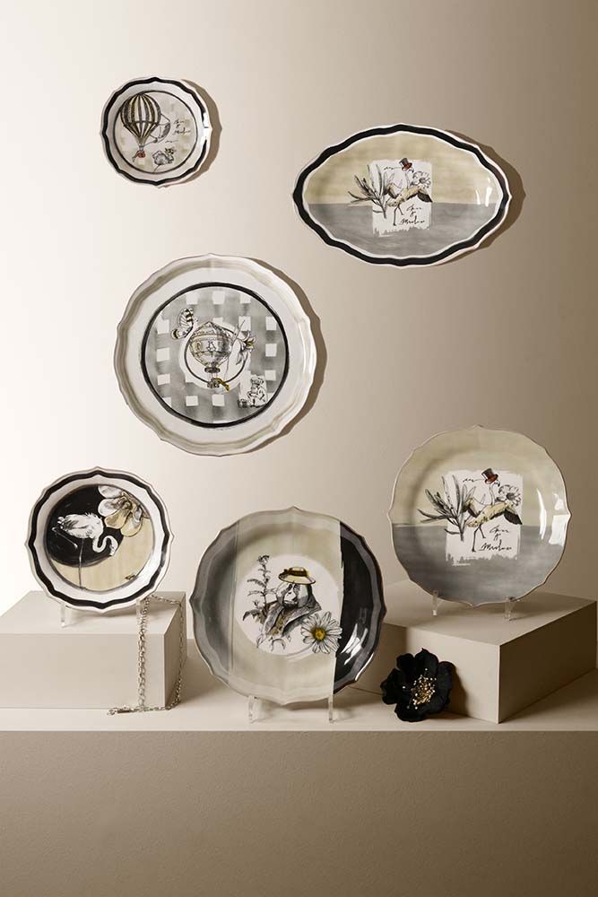 Set 18 Pezzi Tavola Urban Baci Milano