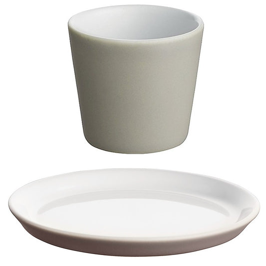 Sei Tazze Caffe` Con Piattino Tonale Alessi