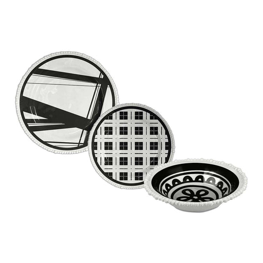 Set Piatti 18 pezzi - Optical 02 Baci Milano