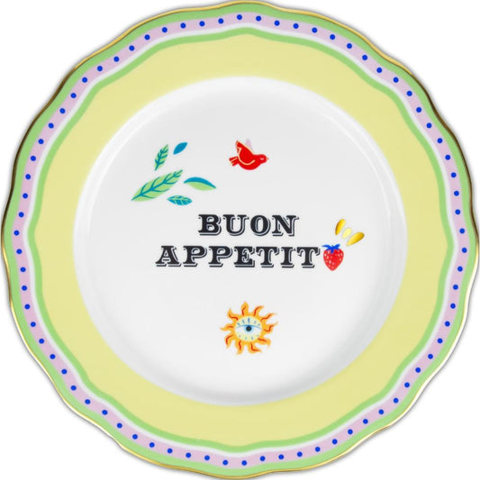 Piatto Piano Buon Appetito - Diam. 28