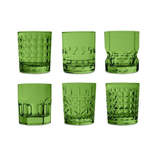 Set 6 Tumbler Assortiti Verde Baci Milano