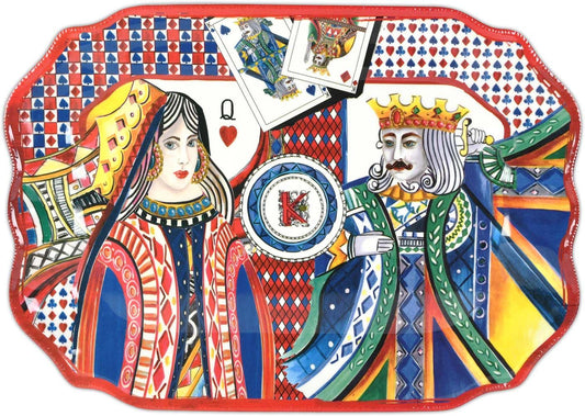 Vassoio Rettangolare - Regina Di Cuori