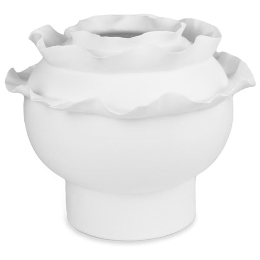 Vaso Fatto A Mano Ricciolo - 27X27X20 Cm