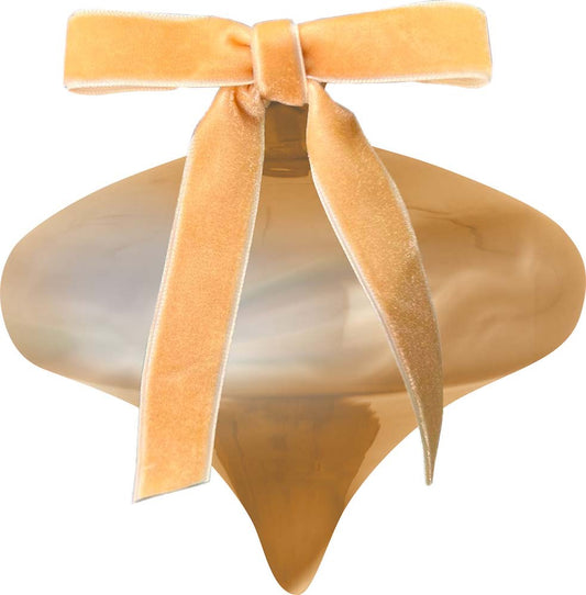 Decorazione Natale Vetro 12 Cm - Oro