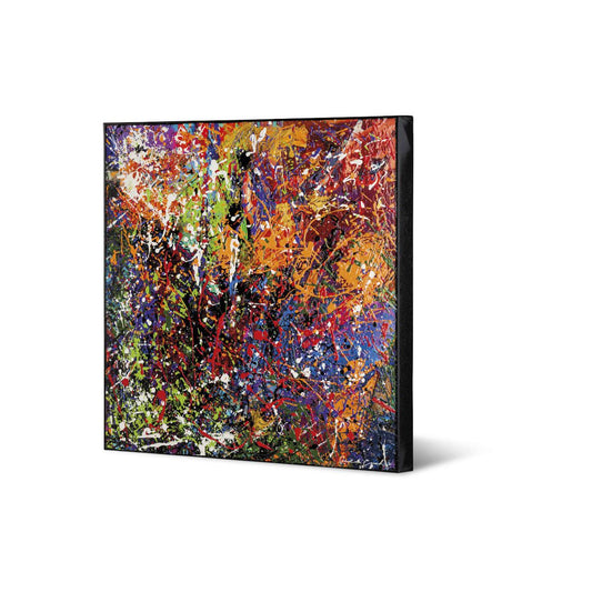 Quadro Non E` Pollock Rosso" 70X70 Egan"