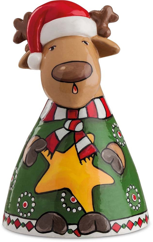 Campanella Natale Renna 6X9