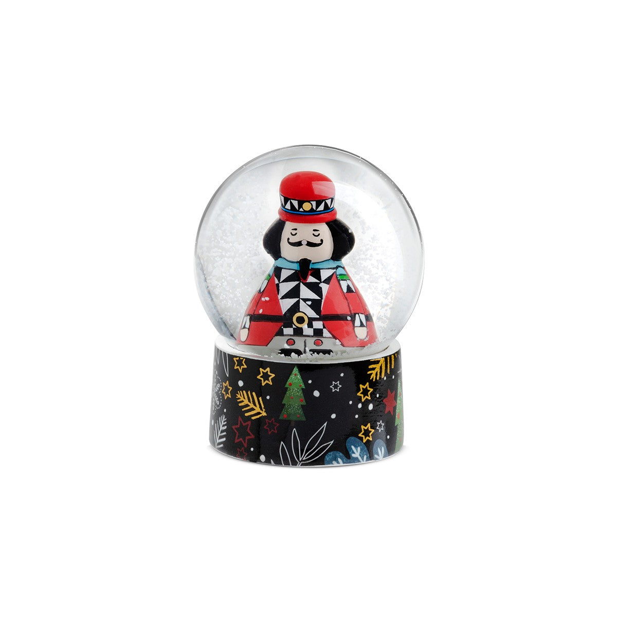 Palla Di Neve Natale C/Luce Schiaccianoci 6,5X8,5