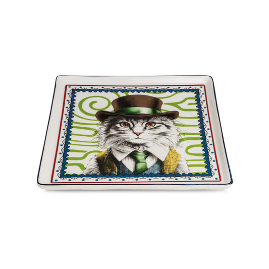 Vassoio Human Essence Gatto ``Independence`` 19X19