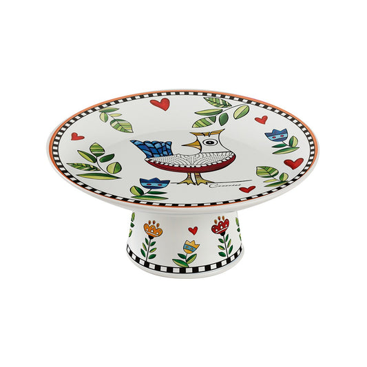 Alzata Cocorico` Arancio 19X9