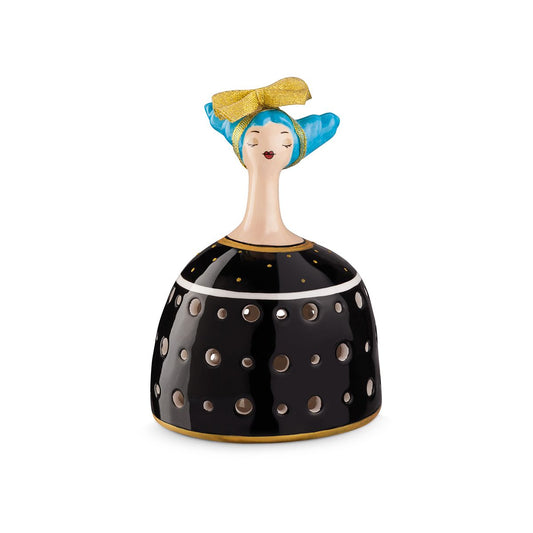Led Le Pupazze Oro Nero 13X18