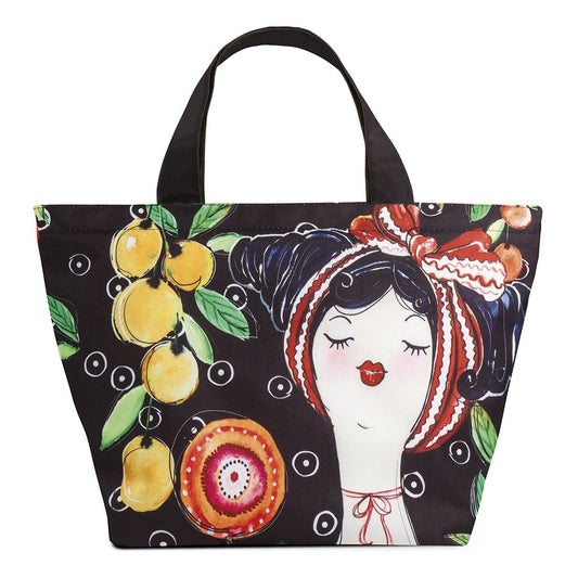 Borsa Le Pupazze Nera 55X45 Egan