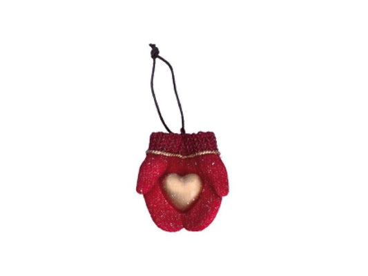 Muffola Decorazione Guantini Rossi In Resina Rituali Domestici