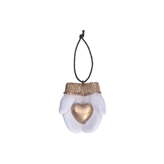 Muffola Decorazione Guantini Bianchi In Resina Rituali Domestici