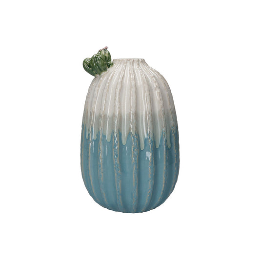 Yucatan Vaso Azzurro C/Cactus M