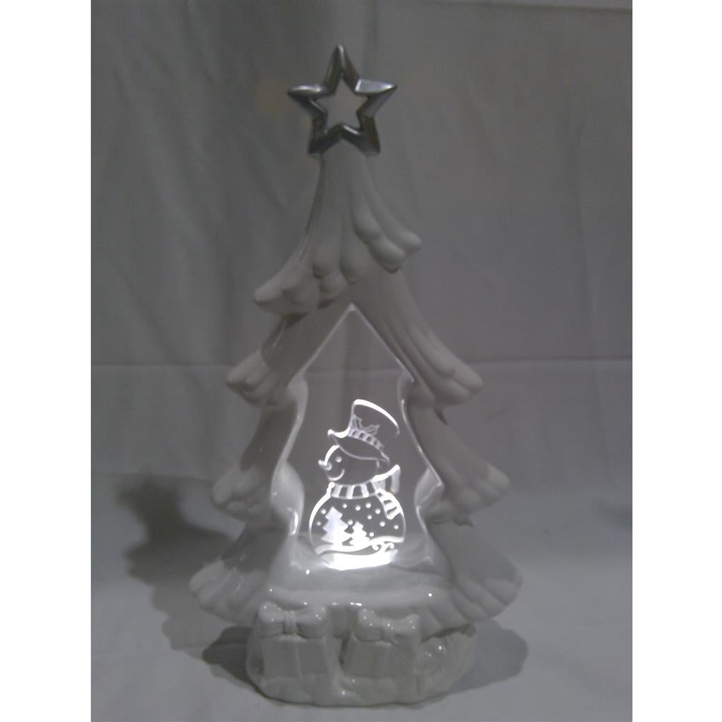Albero In Ceramica Con Luce Led-16X8X28