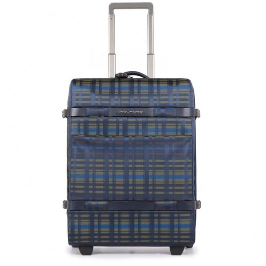 Trolley Cabin Slim 2 Ruote In Sintetico E Tessuto Piquadro