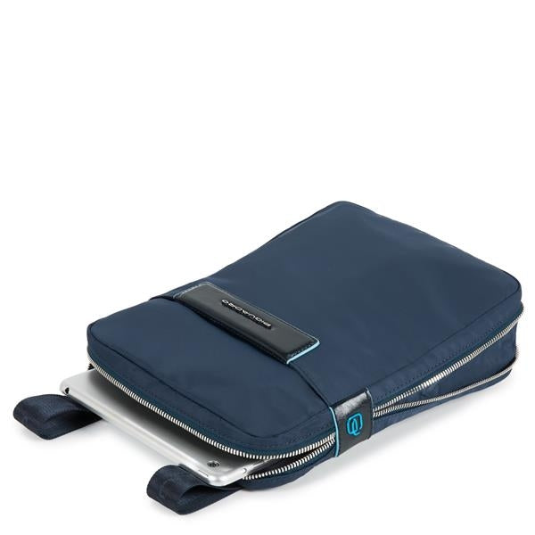 Borsello Porta Ipad Air Esp.Bile Pelle E Tessuto