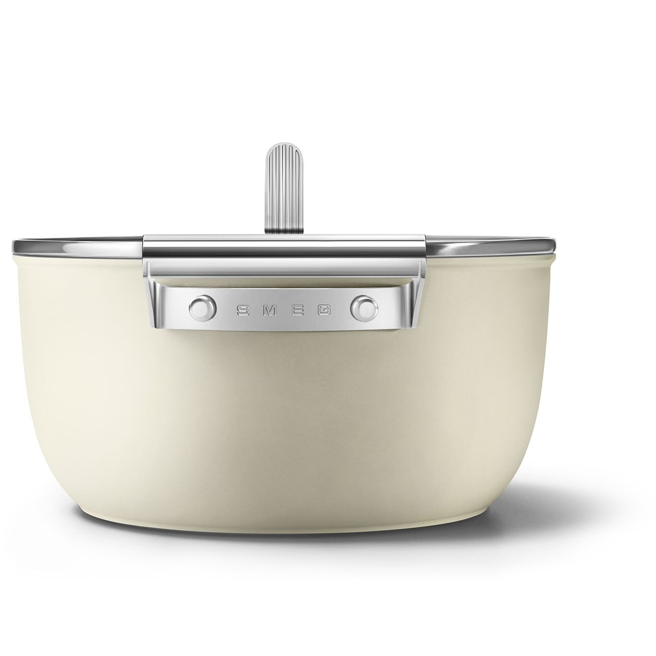 Casseruola antiaderente Diametro 24 cm Panna Smeg