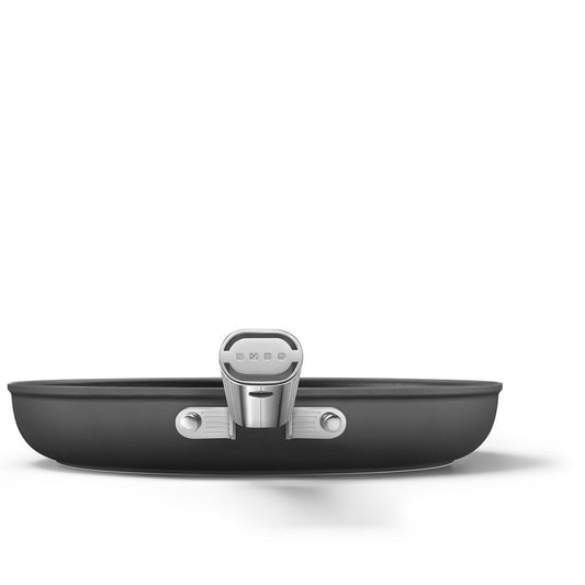 Padella Antiaderente - 28 cm Nero Stile Anni 50 Smeg