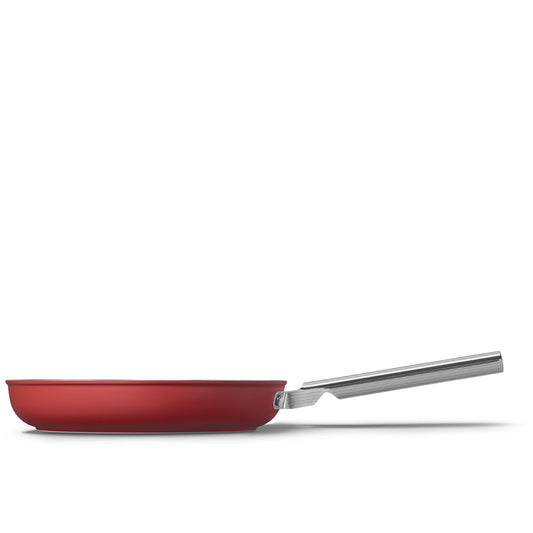 Padella Antiaderente - 28 cm Rosso Stile Anni 50 Smeg