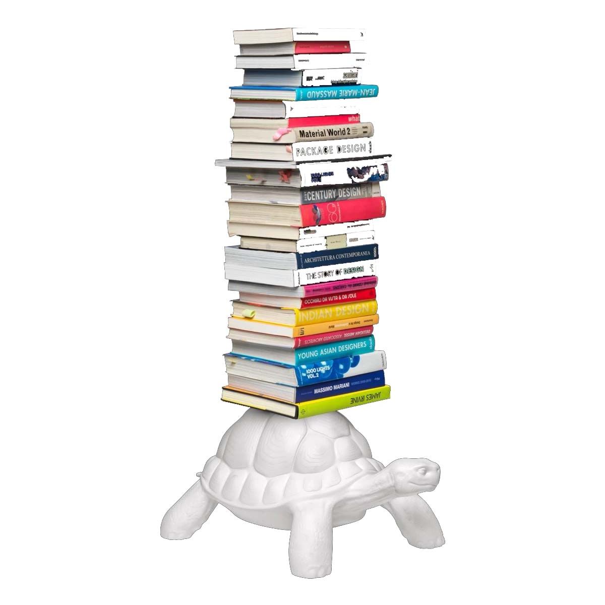 Turtle Carry Bookcase – Bianco | Qeeboo Qeeboo