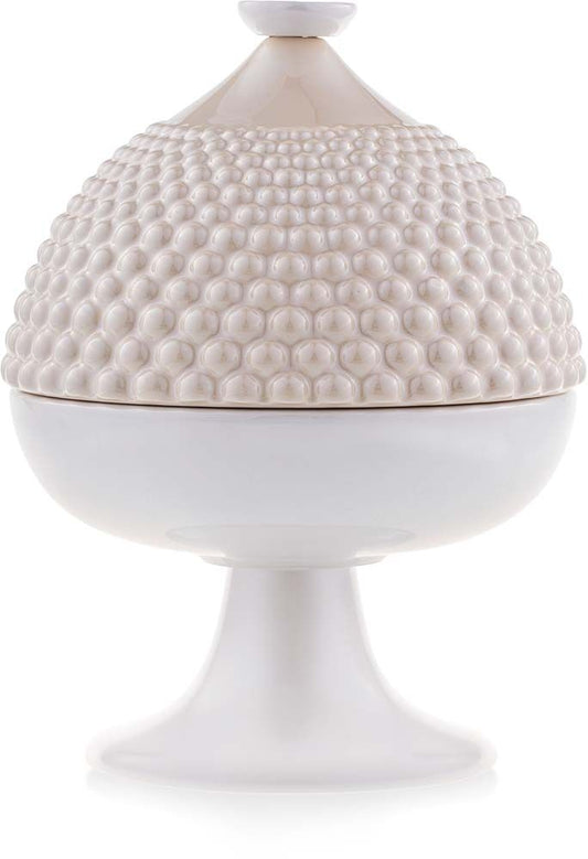 Scatola Pumo Con Coperchio Avana
