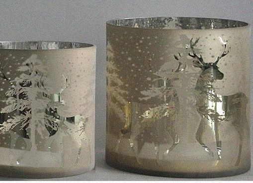 Stormlight Deers 20/H.20Cm Gold Cor Mulder