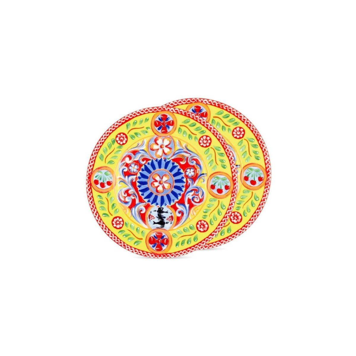 Set 2 Dinner Plates Dolce E Gabbana