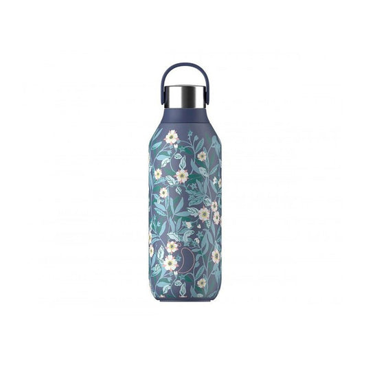 Bottiglia Bottle 500ml Liberty Blossom Whale Blu
