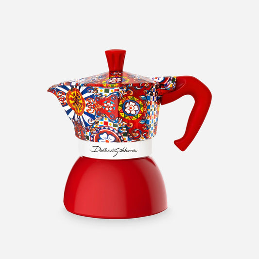 Moka 2 Tazze Induction Bialetti Dolce&Gabbana Carretto Siciliano Dolce E Gabbana