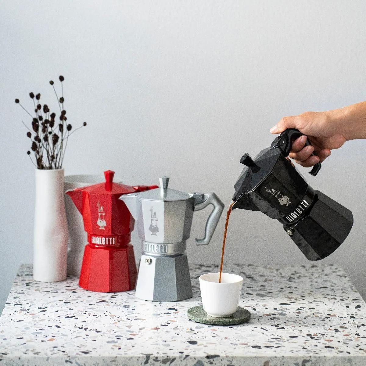 Moka Exclusive Silver 3 Tz Bialetti Bialetti Exclusive