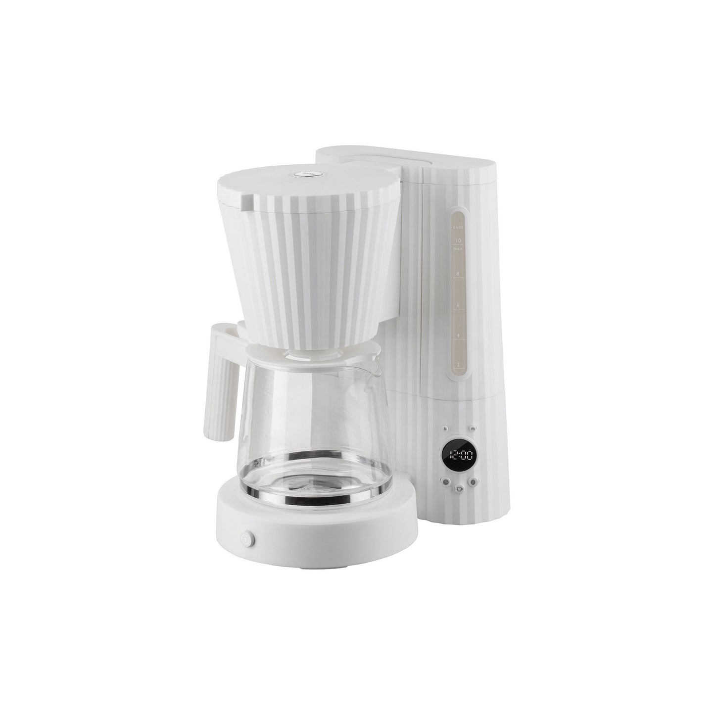 Plisse Macchina per Caffè Filtrato Bianco