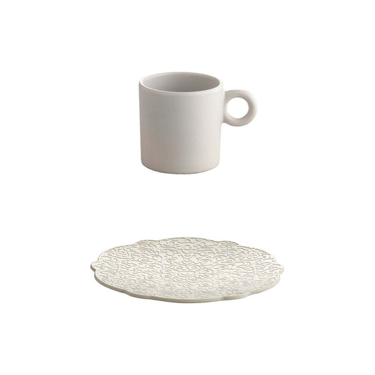 Set 4 Tazze Con Piattino Dressed En Plein Air Alessi