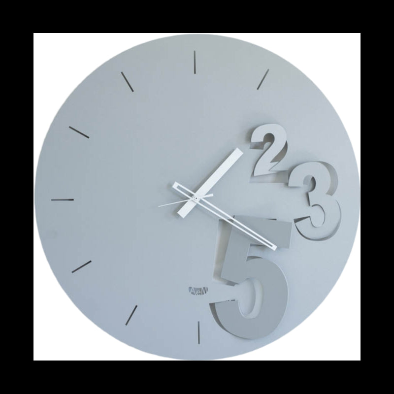 Orologio Big 3D Alluminio Arti E Mestieri