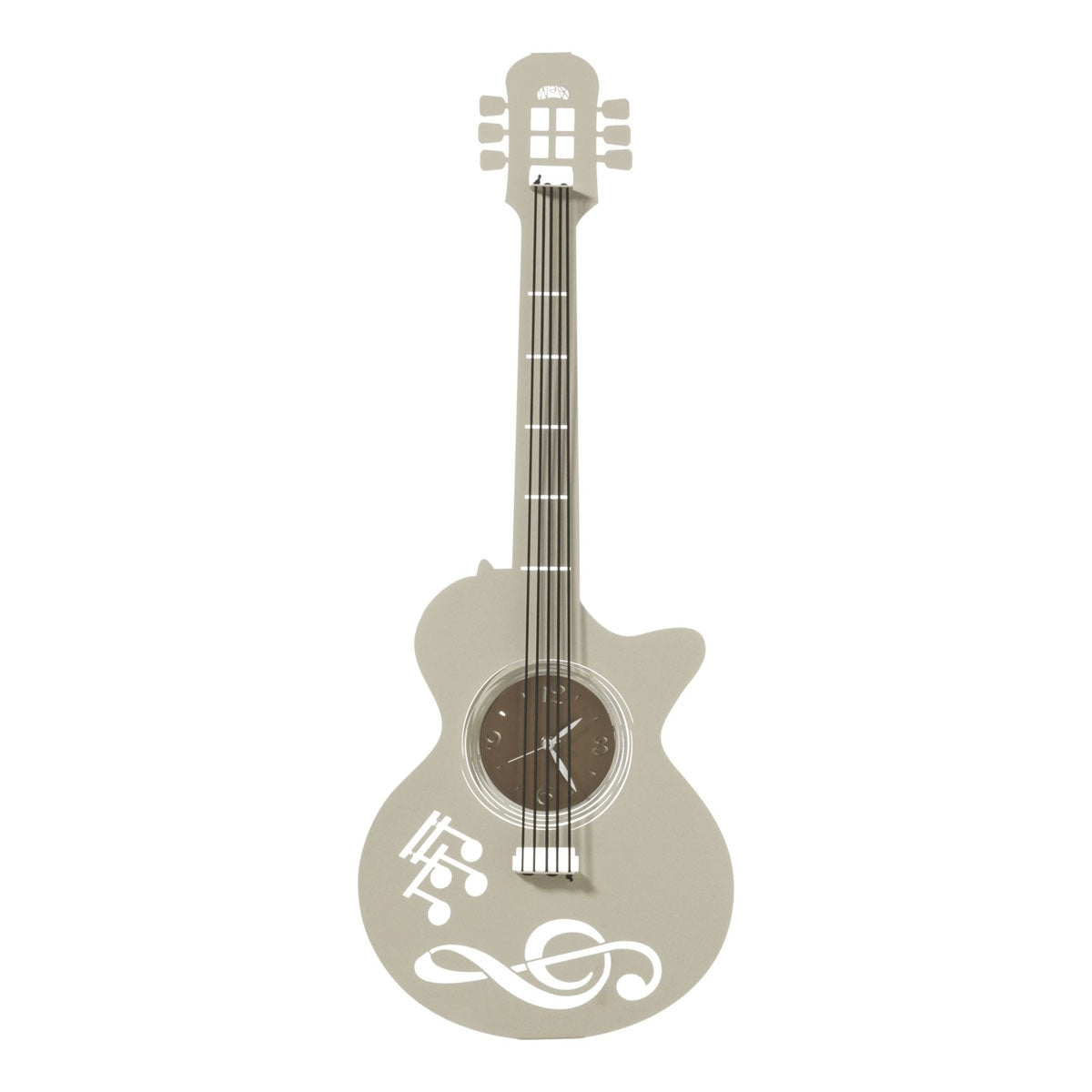 Orologio Chitarra Avorio Bronzo Arti E Mestieri