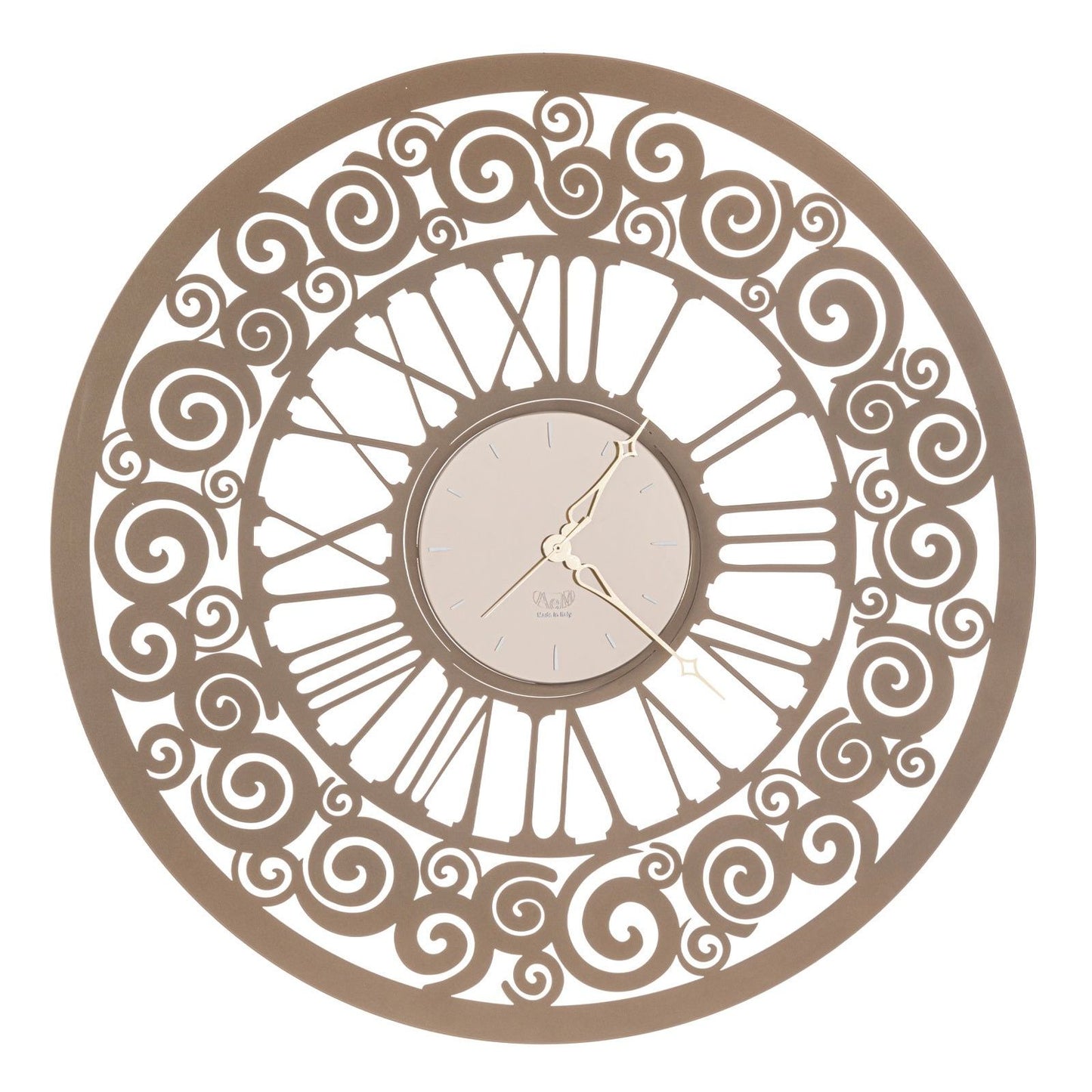 Orologio Rococo` 70 cm Arti E Mestieri