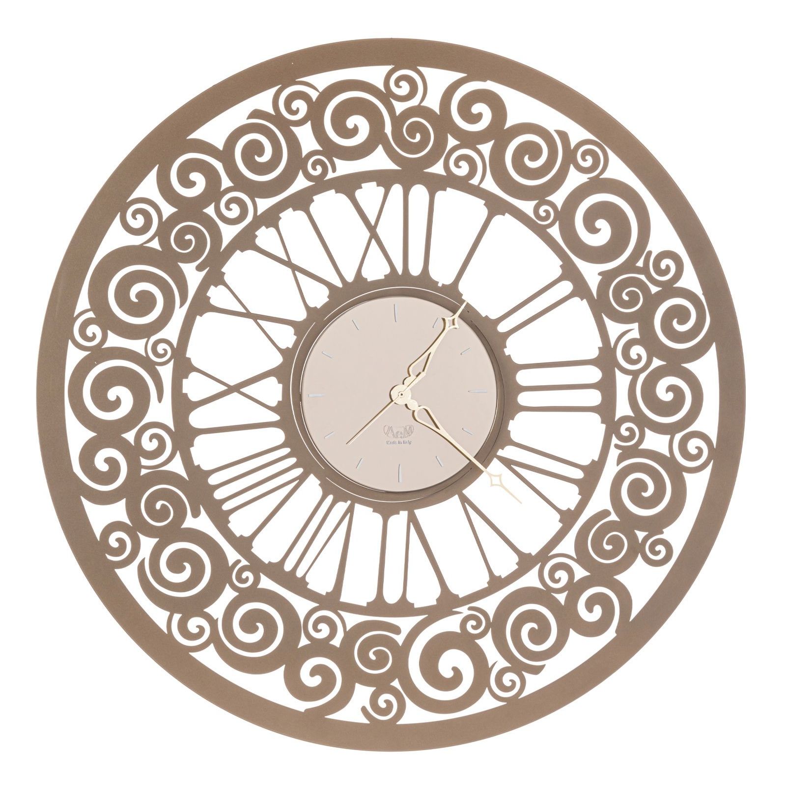 Orologio Rococo` 70 cm Arti E Mestieri