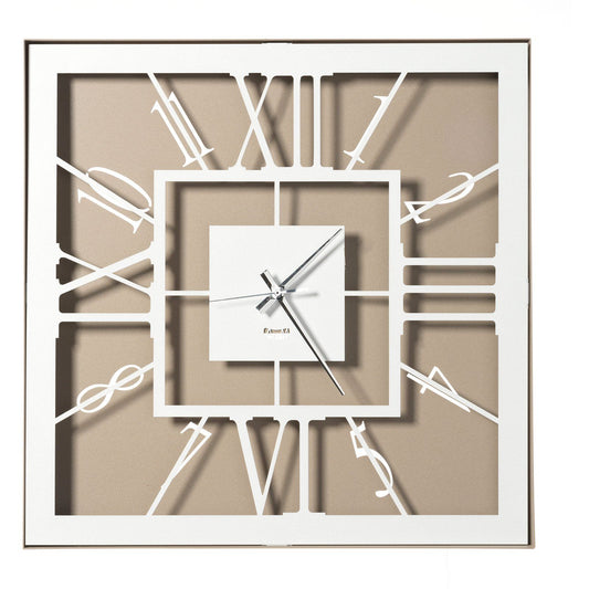 Orologio Tauro Bronzo Bianco Marmo
