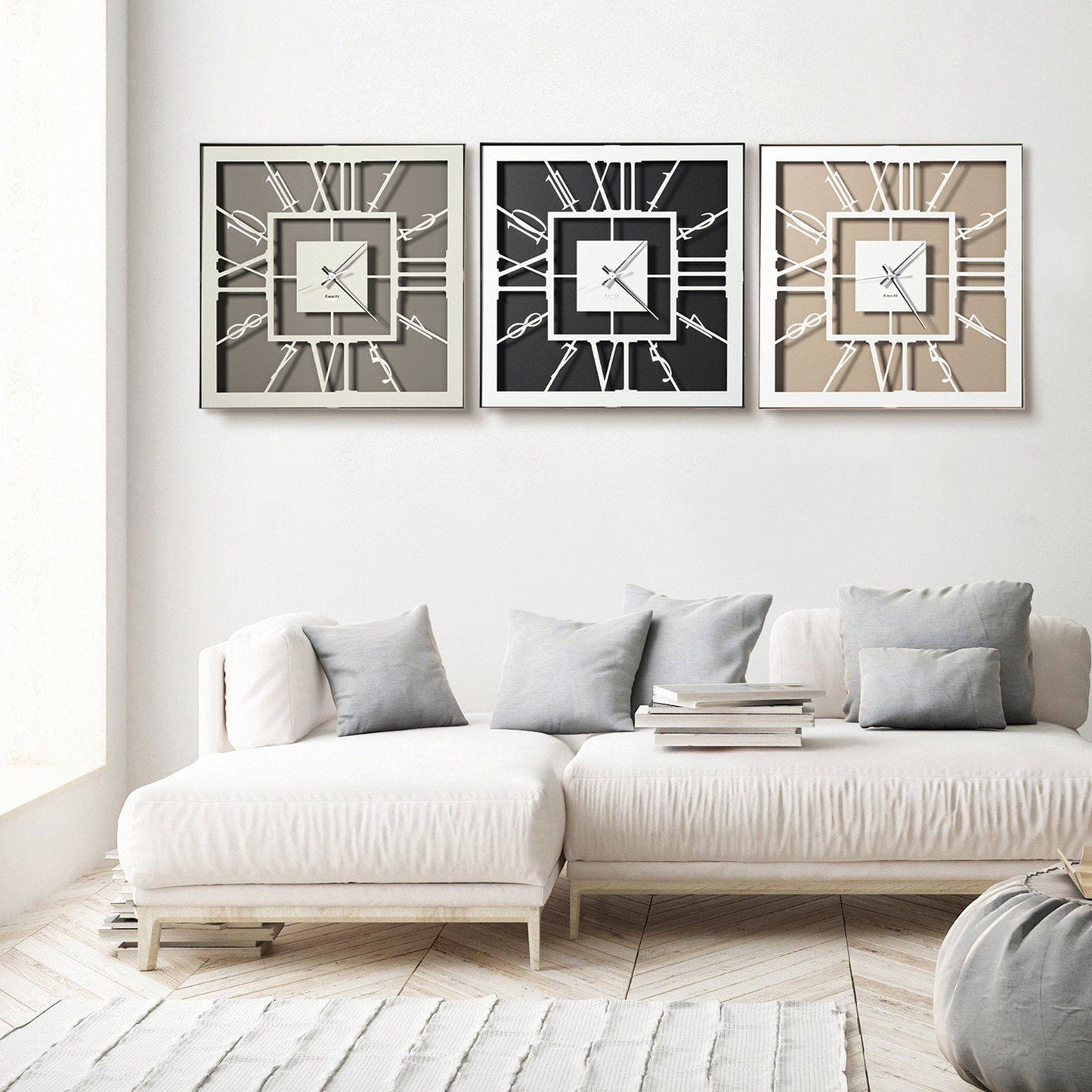 Orologio Tauro Bronzo Bianco Marmo Arti E Mestieri