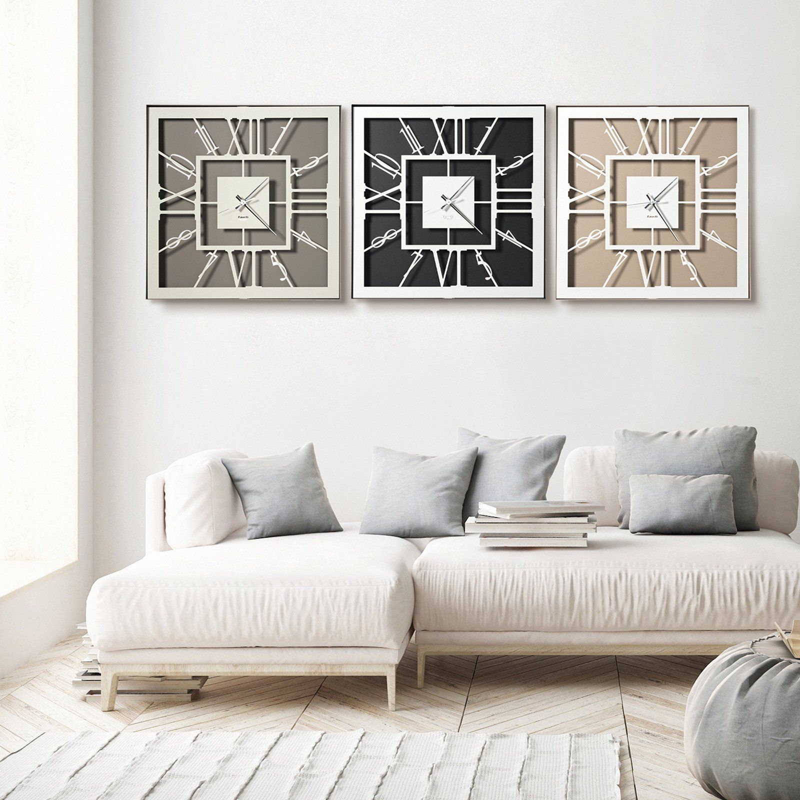 Orologio Tauro Bronzo Bianco Marmo Arti E Mestieri