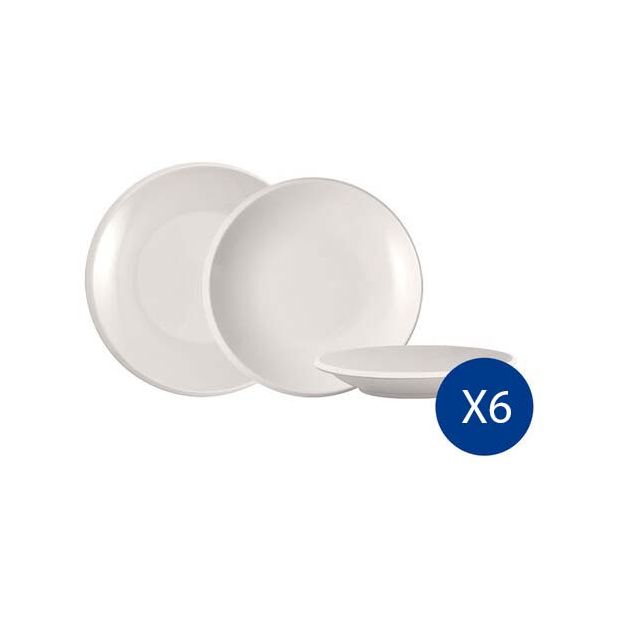 Newmoon Set 18 Pezzi Piatti Villeroy & Boch Villeroy E Boch