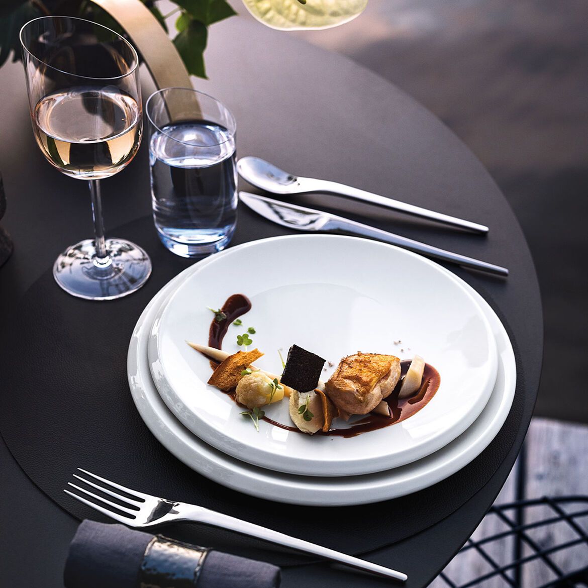 Newmoon Set 18 Pezzi Piatti Villeroy & Boch Villeroy E Boch