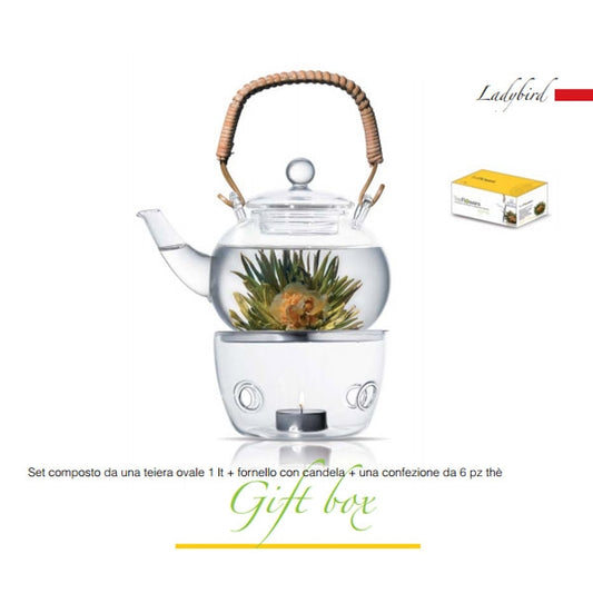 Theiera 1000 Ml Con Tea Box 6Pz E Fornello Lady Bi