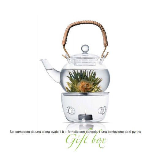 Theiera 1000 Ml Con Tea Box 6Pz E Fornello Jasmine