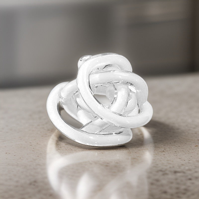 Il Nodo Dell` Amore Diam.8 Cm Bianco Onlylux