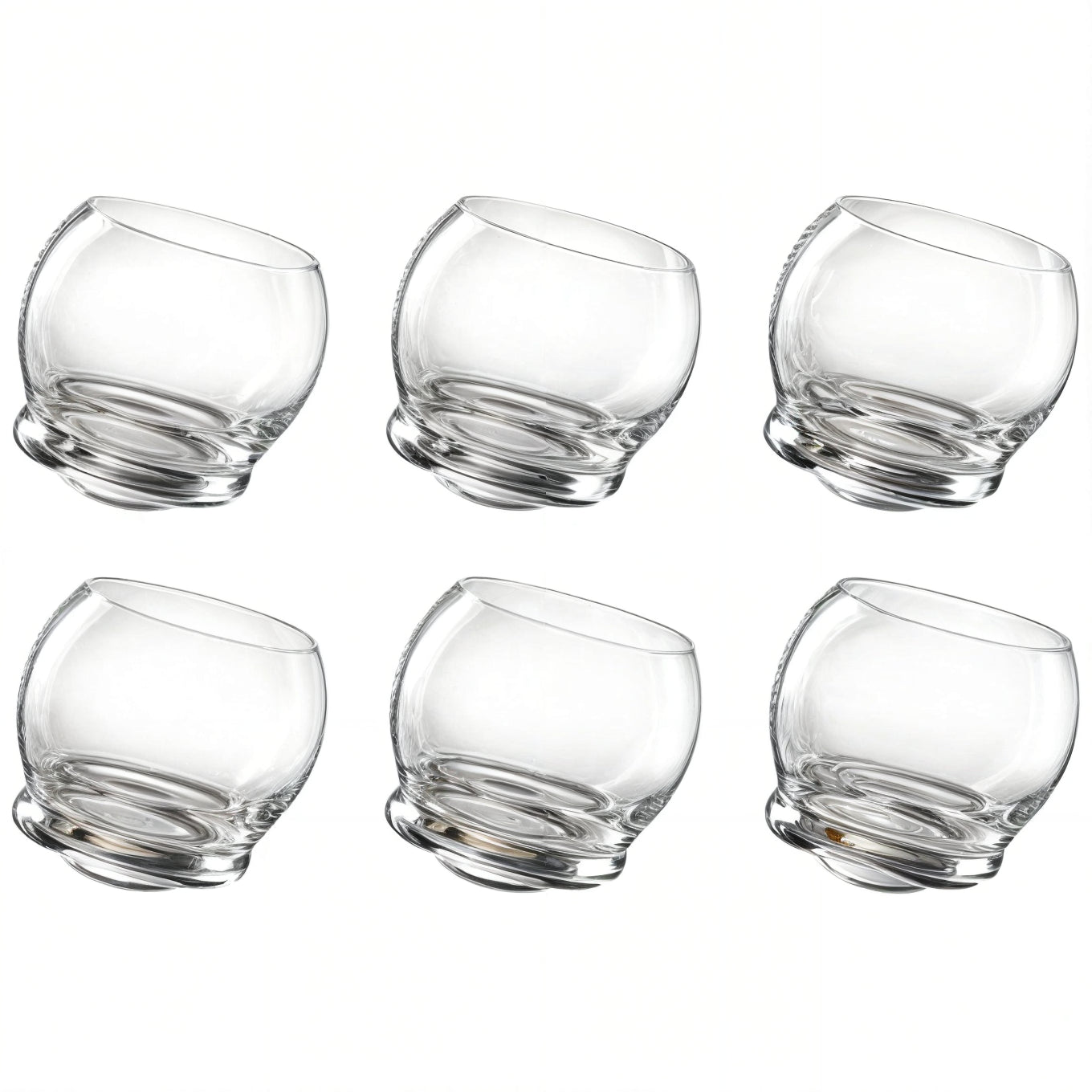 Trottola Bicchiere Acqua Trasparente Conf.6 Pz Onlylux