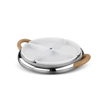 Antipastiera 4 Settori Wood E Style
