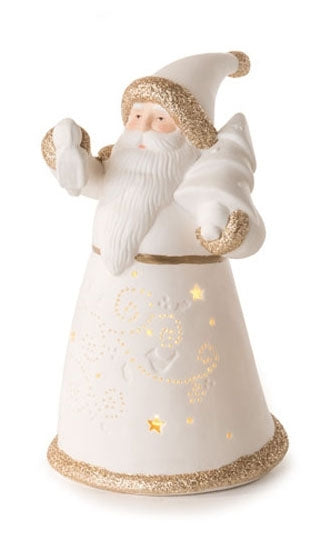 Babbo Natale Piccolo - Leds 11X10X19H L`Oca Nera